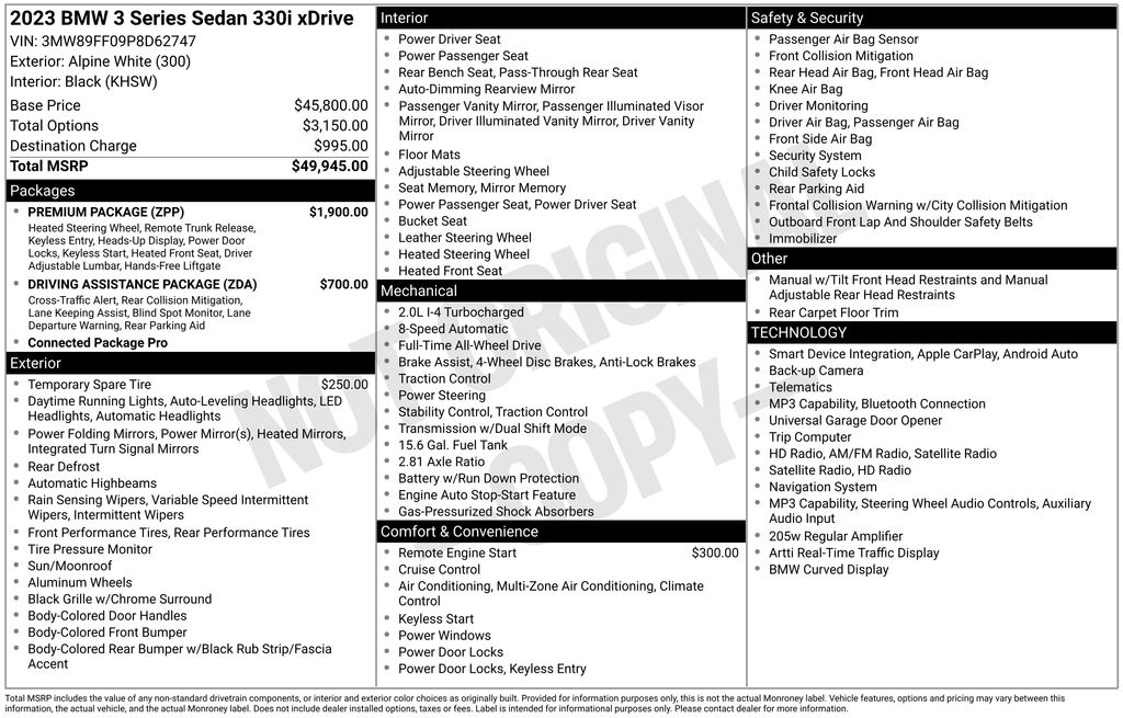 bmw 3 series 2023 3MW89FF09P8D62747 image bmw 3 series 2023 3MW89FF09P8D62747 image